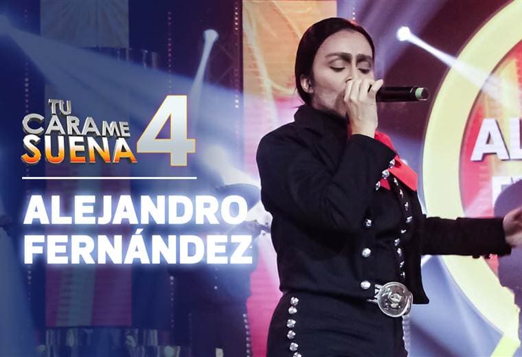Arlene Elizondo fue Alejandro Fernández en la cuarta gala de Tu Cara Me Suena