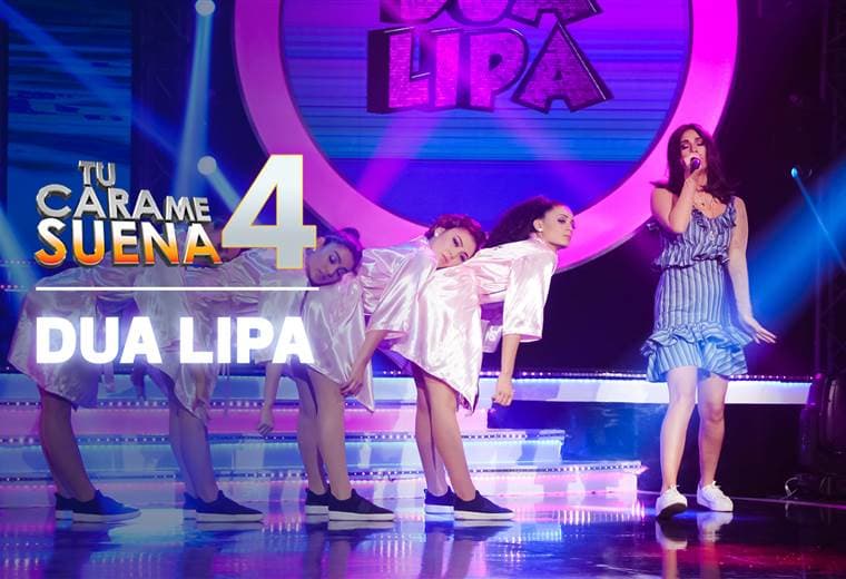 Valeria Sibaja abrió la octava gala de Tu Cara Me Suena con imitación de Dua Lipa