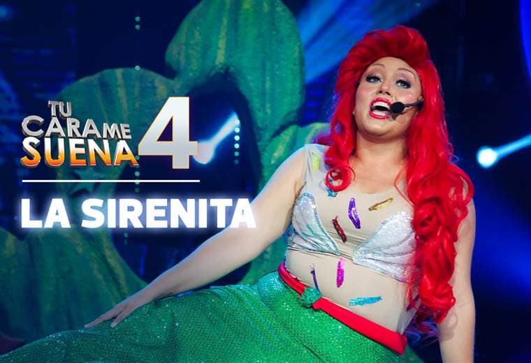 Waleska Oporta le dio vida a La Sirenita en la novena gala de Tu Cara Me Suena
