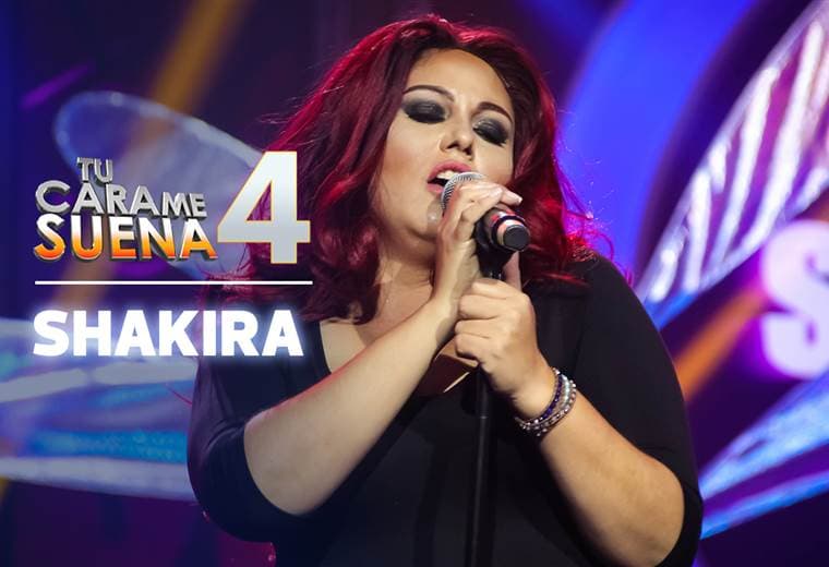 Waleska Oporta bailó y cantó como Shakira en la sexta gala de Tu Cara Me Suena