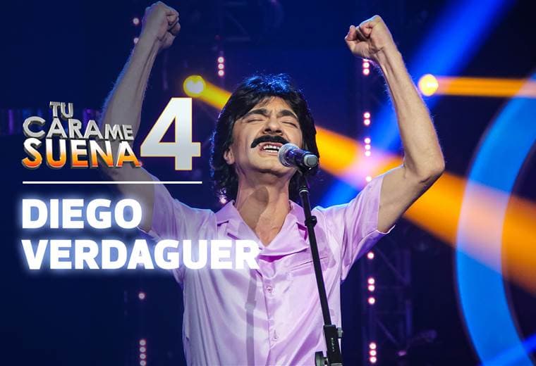 Jorge Madrigal se transformó en Diego Verdaguer en Tu Cara Me Suena