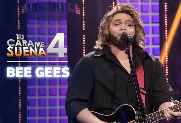 Jorge Chicas cerró la gala 11 de Tu Cara Me Suena con imitación de Bee Gees