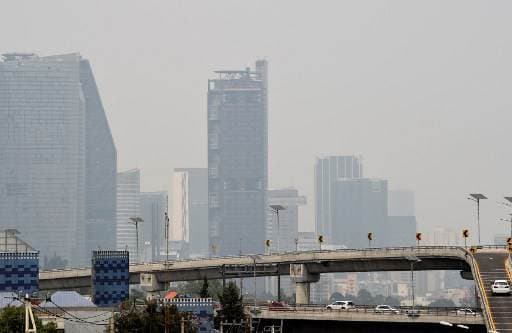Contaminación en Ciudad de México. Foto AFP