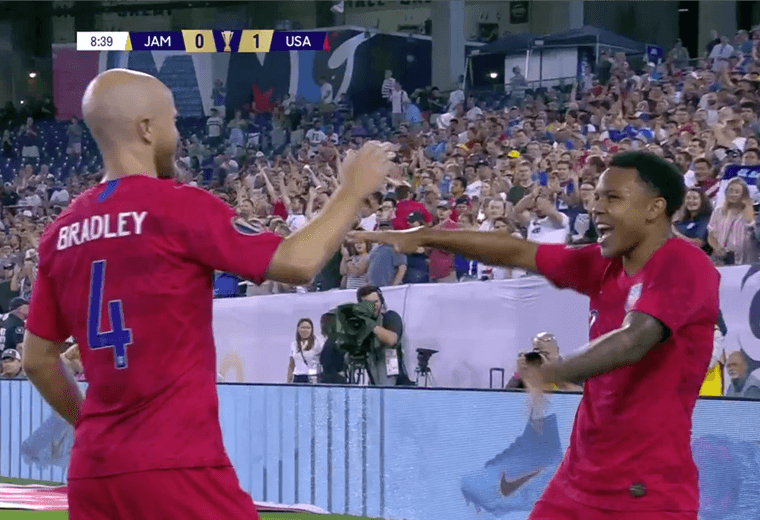 Estados Unidos vence 3-1 a Jamaica y jugará final de Copa Oro con México