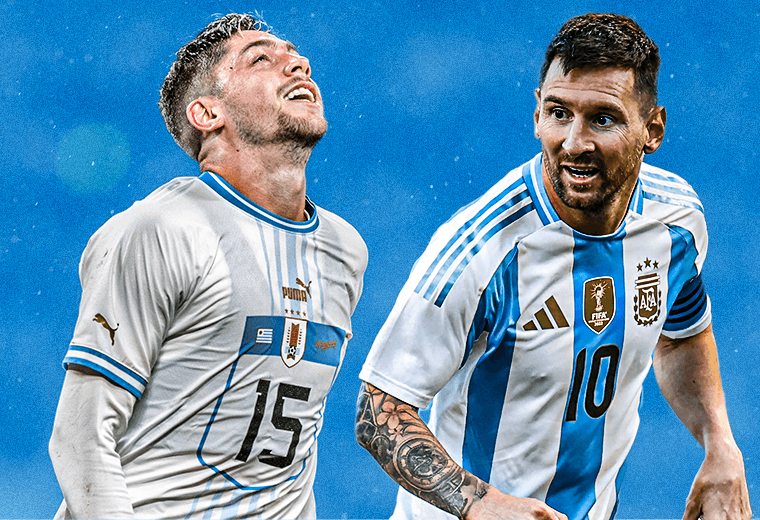 Argentina y Uruguay: los líderes de la eliminatoria que buscan el récord en Copa América
