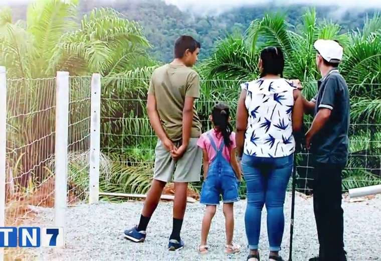 Familia de Bahía Drake pasó una Navidad inolvidable en su nueva casa